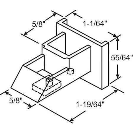 Strybuc Balance Top Sash Guide 60-651A